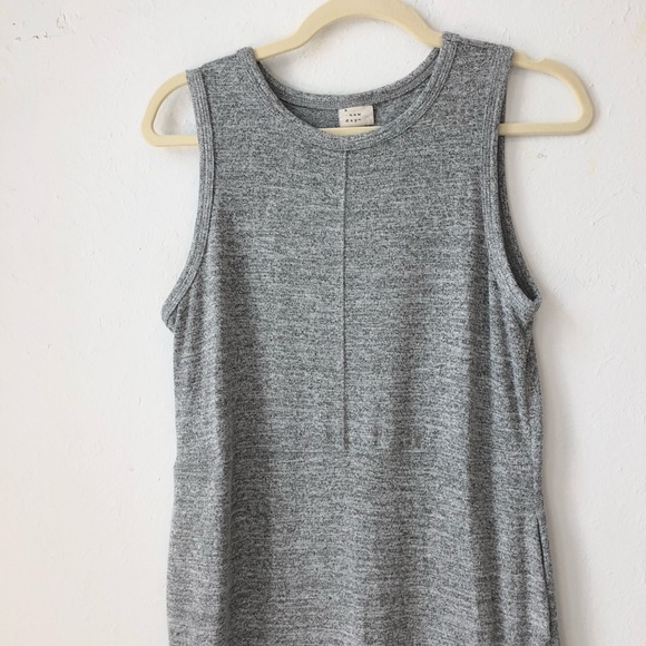 A new day casual dress grey pockets size small - Picture 2 of 10